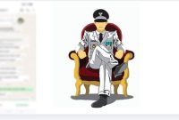 Ilustrasi percakapan WhatsApp terkait dugaan Kades Campor, Proppo, Pamekasan, Minggu (22/3/2026). (Foto Dok Ho/RadarBangsa.co.id)
