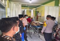 Dua remaja meninggal dalam kecelakaan tunggal sepeda motor di Jalan Tagangsar Daya, Pamekasan, Kamis, 26 Maret 2026 (Foto Dok Ho/RadarBangsa.co.id)