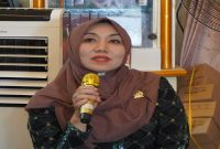 Lia Istifhama saat menghadiri agenda IKA-PMII di Surabaya, Jumat (27/3/2026). (Foto Dok Ho/RadarBangsa.co.id)