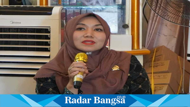 Lia Istifhama saat menghadiri agenda IKA-PMII di Surabaya, Jumat (27/3/2026). (Foto Dok Ho/RadarBangsa.co.id)
