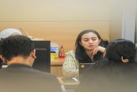 Aktivitas Posko THR Kemnaker yang melayani konsultasi pekerja terkait pembayaran THR, Jumat (13/3/2026). (Foto Dok Ho/RadarBangsa.co.id)