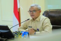 Sekjen Kemnaker Cris Kuntadi menerima audiensi Pertamina Corporate University di Jakarta, Minggu (1/3/2026). (Foto Dok Ho/RadarBangsa.co.id)