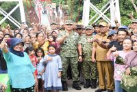 Peresmian Program 200 Jembatan Perintis Garuda di Desa Ngombak, Kedungjati, Grobogan, Senin (9/3/2026). (Foto Dok Ho/RadarBangsa.co.id)