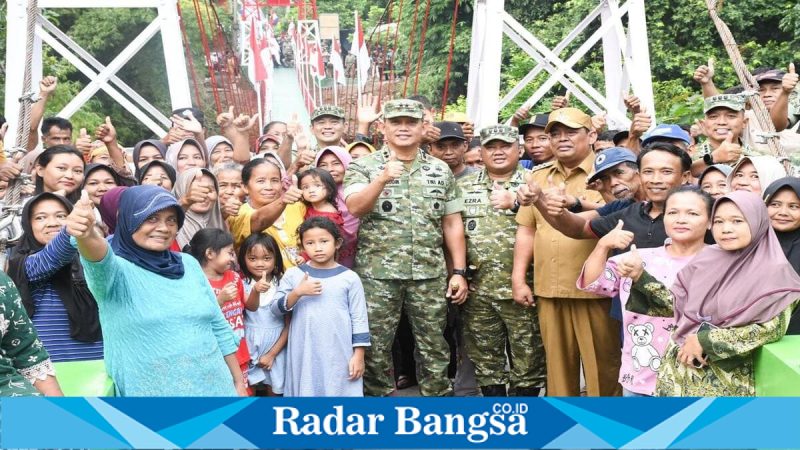 Peresmian Program 200 Jembatan Perintis Garuda di Desa Ngombak, Kedungjati, Grobogan, Senin (9/3/2026). (Foto Dok Ho/RadarBangsa.co.id)