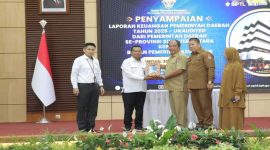 Bupati Asahan serahkan LKPD 2025 ke BPK Sumut di Medan, Senin 30 Maret 2026 (Foto Dok Ho/RadarBangsa.co.id)