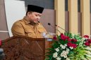 Bupati Pasuruan Rusdi Sutejo menyampaikan LKPJ Tahun Anggaran 2025 di DPRD Kabupaten Pasuruan, Senin 30 Maret 2026. (Foto Dok Ho/RadarBangsa.co.id)