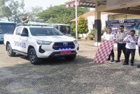 Pelepasan 250 pemudik gratis oleh Dishub Bangkalan, Selasa (17/3/2026) (Foto Dok Ho/RadarBangsa.co.id)