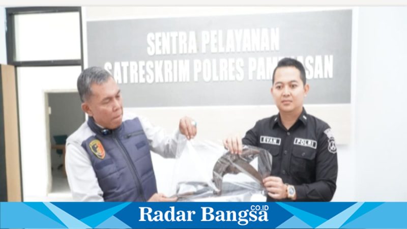 Konferensi pers Polres Pamekasan ungkap kasus pembacokan, Kamis (19/3/2026). (Foto Dok Ho/RadarBangsa.co.id)