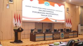 Rapat Paripurna DPRD Lamongan bahas Propemperda 2026, Senin (30/3) (Foto Dok Ho/RadarBangsa.co.id)
