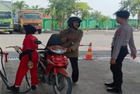 Patroli objek vital Polsek Tikung di Lamongan, Minggu (29/3/2026). (Foto Dok Ho/RadarBangsa.co.id)