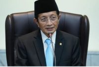 Menteri Agama Nasaruddin Umar saat konferensi pers penetapan Idulfitri, Kamis (18/3/2026). (Foto Dok Ho/RadarBangsa.co.id)