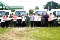 Distribusi truk oleh Pemkot Blitar di KMP Bendo, Rabu (25/3/2026). (Foto Dok Ho/RadarBangsa.co.id)