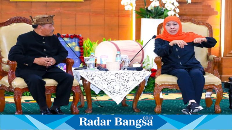 Gubernur Khofifah menerima perwakilan Suku Tengger di Grahadi, Kamis (26/3) (Foto Dok Ho/RadarBangsa.co.id)