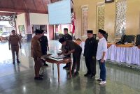 Bupati Pamekasan menyerahkan LKPJ 2025 di DPRD Pamekasan, Selasa (31/3/2026)  (Foto Dok Ho/RadarBangsa.co.id)