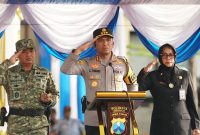 Apel gelar pasukan Operasi Ketupat Semeru 2026 di Sidoarjo, Kamis, 12 Maret 2026 (Foto Dok Ho/RadarBangsa.co.id).