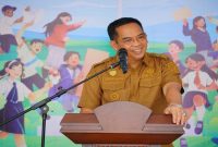 Wali Kota Probolinggo Dokter Aminuddin saat meluncurkan gerakan Sahabat ATS di Kedungasem, Senin 30 Maret 2026. (Foto Dok Ho/RadarBangsa.co.id)
