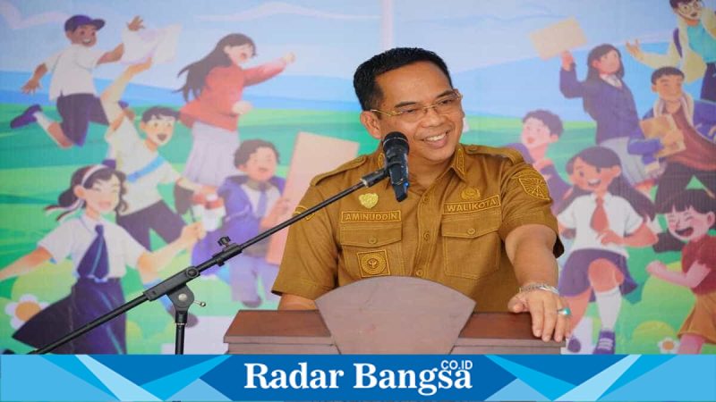 Wali Kota Probolinggo Dokter Aminuddin saat meluncurkan gerakan Sahabat ATS di Kedungasem, Senin 30 Maret 2026. (Foto Dok Ho/RadarBangsa.co.id)