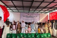Syiar Ramadhan dan Haul Masyayikh Pondok Pesantren Al-Amien Prenduan yang digelar IKBAL Bakorda Pamekasan di kediaman Hj Ansari, Sabtu (7/3/2026). (Foto Dok Ho/RadarBangsa.co.id)
