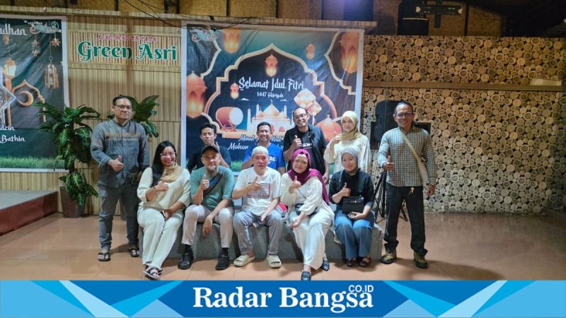 Suasana hangat Bukber SMSI NTB di Mataram, Selasa 17 Maret 2026 (Foto Dok Ho/RadarBangsa.co.id)
