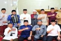 Wakil Wali Kota Lubuk Linggau Rustam Effendi saat Safari Ramadan di Masjid Jami' Baiturrohim, Rabu (11/3/2026). (Foto Dok Ho/RadarBangsa.co.id)