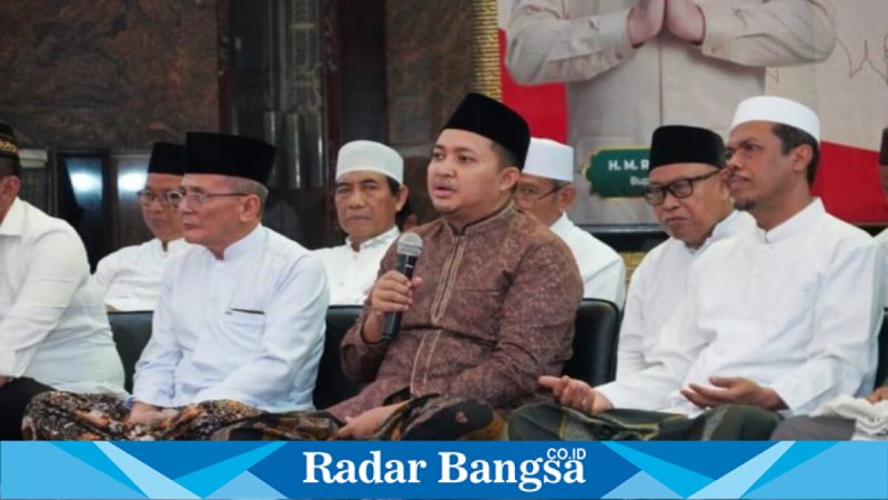 Bupati Pasuruan Mas Rusdi saat Safari Ramadhan di Masjid Jami Bangil, Senin (16/3/2026) (Foto Dok Ho/RadarBangsa.co.id)