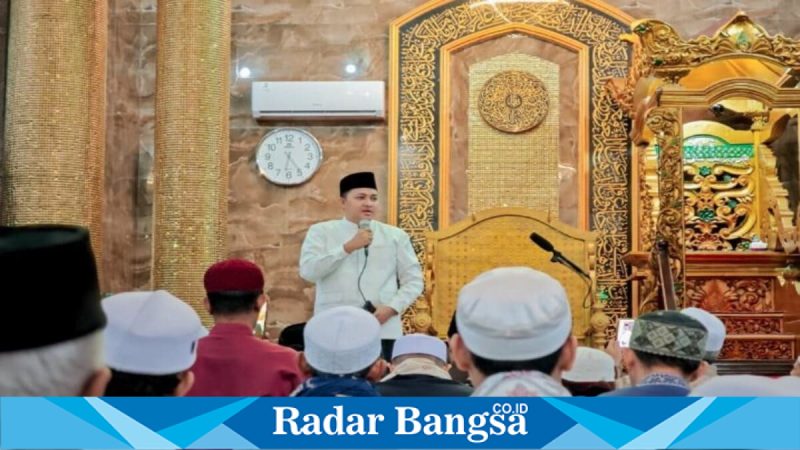 Suasana Sholat Idul Fitri di Masjid Agung Bangil, Sabtu (20/3/2026) (Foto Dok Ho/RadarBangsa.co.id)