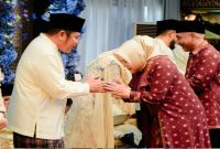 Bupati Musi Rawas saat silaturahmi dengan Gubernur Sumsel di Palembang, Minggu (22/03/2026). (Foto Dok Ho/RadarBangsa.co.id)