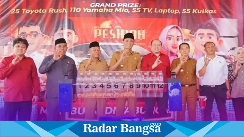 Undian Tabungan Pesirah Bank Sumsel Babel di Muratara dengan hadiah mobil. Senin 30 Maret 2026 (Foto Dok Ho/RadarBangsa.co.id)
