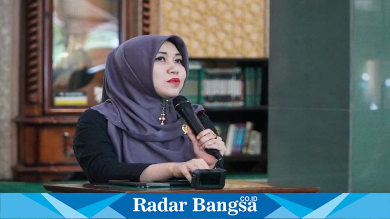 Anggota DPD RI Lia Istifhama saat memberikan keterangan, Jumat (27/03) (Foto Dok Ho/RadarBangsa.co.id)