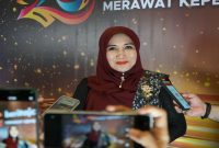 Anggota DPD RI Lia Istifhama saat menyampaikan pandangan soal demokrasi, Rabu (22/4/2026). (Foto Dok Ho/RadarBangsa.co.id)