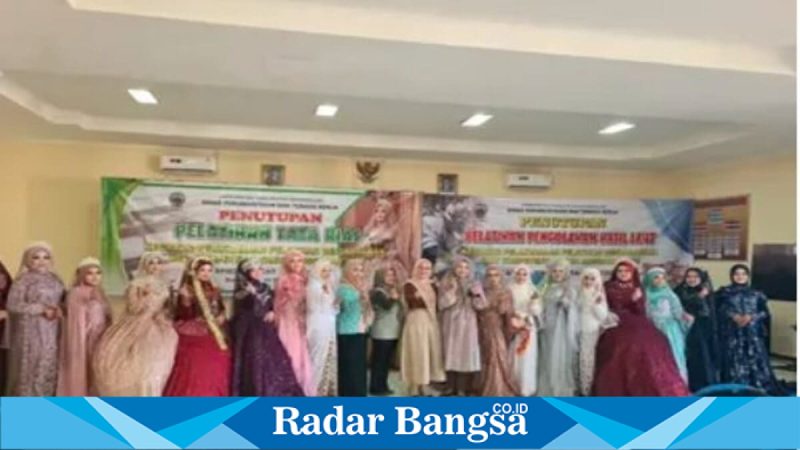 Dinas Perindustrian dan Tenaga Kerja Bangkalan membuka pelatihan gratis BLK 2026 untuk peningkatan keterampilan warga. Selasa, 28 April 2026 (Foto Dok Ho/RadarBangsa.co.id)