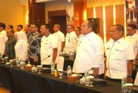 Bupati Asahan saat menghadiri kunker Komisi II DPR RI di Medan, Rabu (1/4/2026). (Foto Dok Ho/RadarBangsa.co.id)