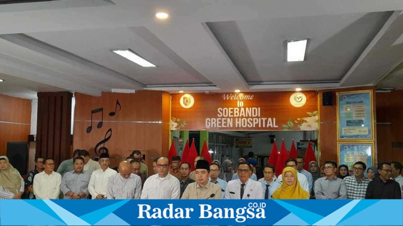 Suasana RSD dr Soebandi Jember usai penetapan sebagai RS pendidikan utama, Kamis (23/4/2026). (Foto Dok Ho/RadarBangsa.co.id)