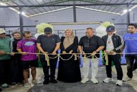 Bupati Pasuruan Rusdi Sutejo saat meresmikan Rizqy Sport Center, Sabtu 4 April 2026. (Foto Dok Ho/RadarBangsa.co.id)