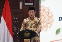 Bupati Lamongan Yuhronur Efendi membuka MTQ Ke-28 Kabupaten Lamongan di Pendopo Lokatantra, Selasa 14 April 2026. (Foto Dok Ho/RadarBangsa.co.id)