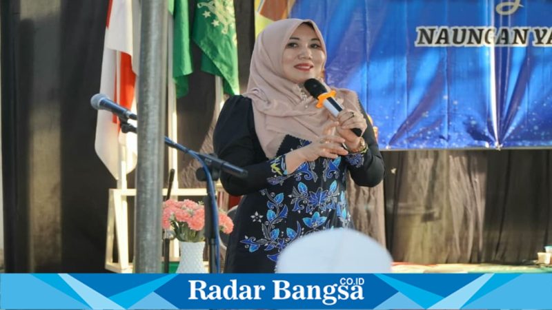 Anggota DPD RI Lia Istifhama saat menyampaikan sorotan soal sinkronisasi data bantuan pendidikan, Sabtu (25/04/2026). (Foto Dok Ho/RadarBangsa.co.id)