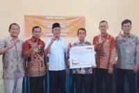 Wakil Bupati Musi Rawas saat mencanangkan Program Desa Cantik di Sumber Harta, Kamis (16/04/2026). (Foto Dok Ho/RadarBangsa.co.id)