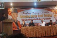 Anggota DPRD Jatim Guntur Wahono saat sosialisasi penguatan karakter generasi muda di Blitar, Rabu (29/4/2026). (Foto Dok Ho/RadarBangsa.co.id)