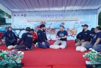 Peringatan Hari Kesiapsiagaan Bencana di Jalan Udayana Mataram, Minggu (26/4/2026). (Foto Dok Ho/RadarBangsa.co.id)