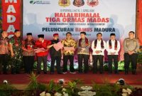 Halal bihalal MADAS di Gedung Rato Ebhu Bangkalan, Selasa (1/4/2026) (Foto Dok Ho/RadarBangsa.co.id)