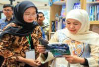 Gubernur Jawa Timur Khofifah Indar Parawansa mengajak penguatan literasi, Rabu (23/4/2026). (Foto Dok Ho/RadarBangsa.co.id)