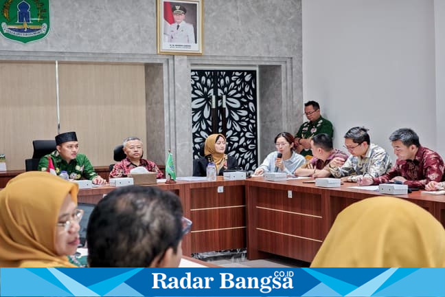 Bupati Pasuruan menerima Bosai Mineral Group dan SIER di Kantor Bupati, Kamis (16/4/2026). (Foto Dok Ho/RadarBangsa.co.id)