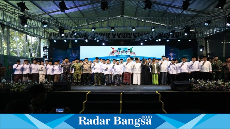 Pelantikan PCNU Banyuwangi masa khidmat 2026-2031 di Muncar, Sabtu (4/4/2026). (Foto Dok Ho/RadarBangsa.co.id)