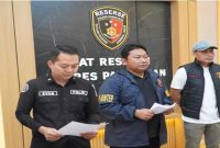 Kasat Reskrim Polres Pamekasan saat memberikan keterangan pers, Jumat (3/4/2026). (Foto Dok Ho/RadarBangsa.co.id)
