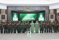 Pangdam IV/Diponegoro pimpin kenaikan pangkat Pamen di Semarang, Rabu (1/4/2026). (Foto Dok Ho/RadarBangsa.co.id)