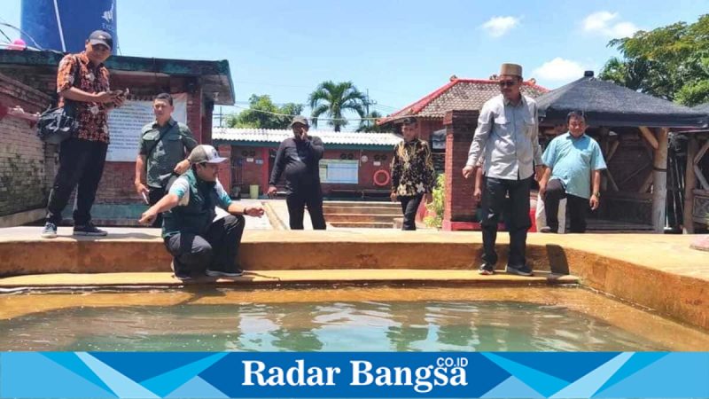 Ketua DPRD Sidoarjo saat kunjungan ke Wisata Wong Pulungan, Sabtu (4/4/2026). (Foto Dok Ho/RadarBangsa.co.id)