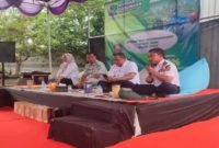 Sosialisasi keselamatan kerja pengemudi ojol di Bangkalan, Senin (27/04/2026). (Foto Dok Ho/RadarBangsa.co.id)