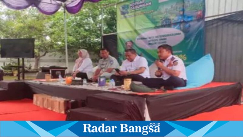 Sosialisasi keselamatan kerja pengemudi ojol di Bangkalan, Senin (27/04/2026). (Foto Dok Ho/RadarBangsa.co.id)