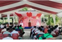 Suasana peringatan Hari Buruh Sedunia di Kokoh City Bangkalan, Rabu (29/5/2026). (Foto Dok Ho/RadarBangsa.co.id)