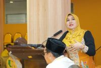 Ning Lia Istifhama saat Rakortek Golkar Jatim di Surabaya, Sabtu (12/4/2026). (Foto Dok Ho/RadarBangsa.co.id)